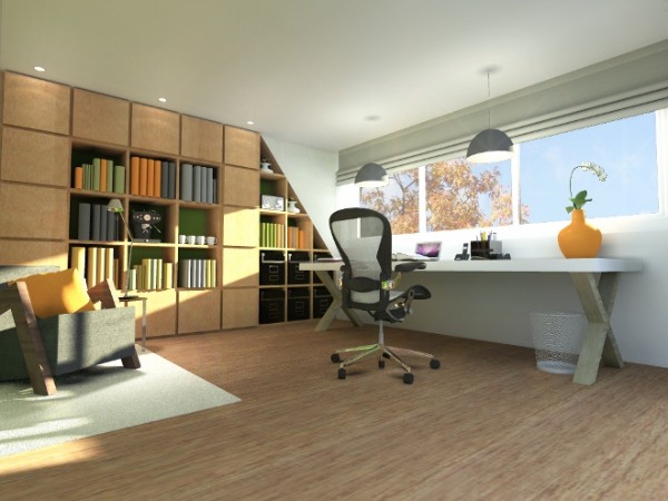 Bekijk dit afgewerkte kantoor in de dakkapel op Dakkapelplaatsenvergelijker.nl